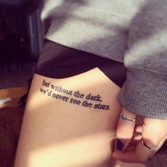 Colección de patrones de tatuajes que expresan soledad.