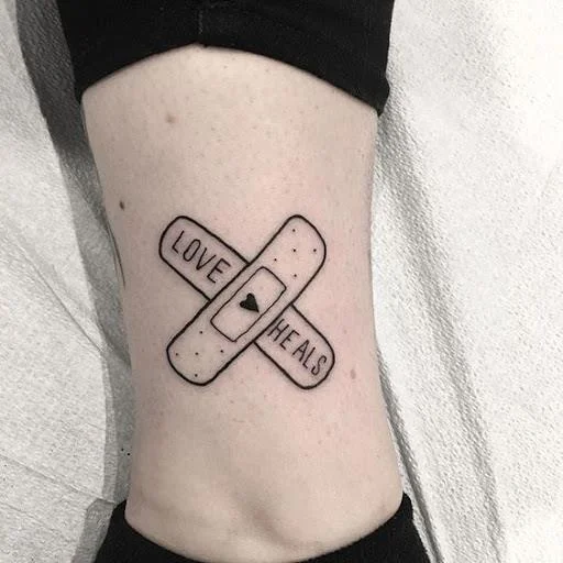 Colección de patrones de tatuajes que expresan soledad.