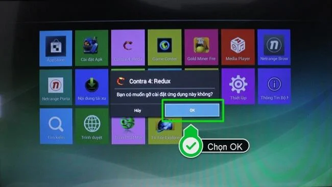 نحوه حذف برنامه ها در Smart TV Skyworth