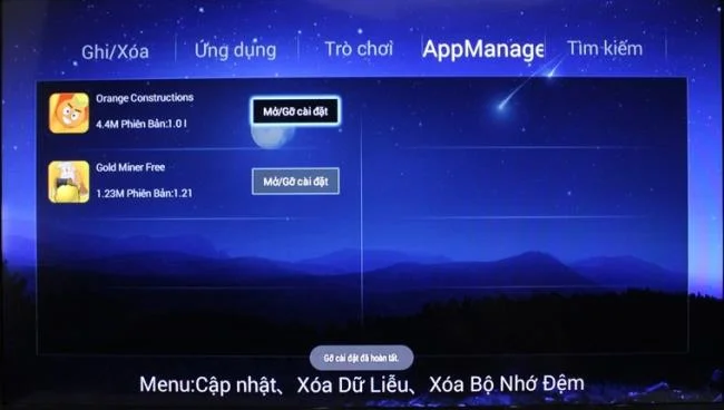 نحوه حذف برنامه ها در Smart TV Skyworth