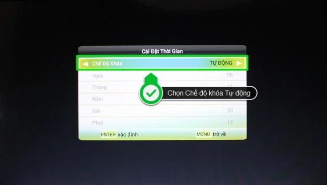 Choose Auto Lock Mode