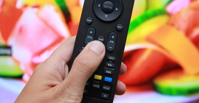 Press the HOME button on the remote