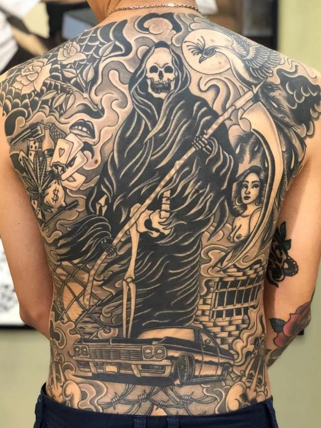 Colección de patrones de tatuajes de muerte: tatuajes para personas con personalidades fuertes
