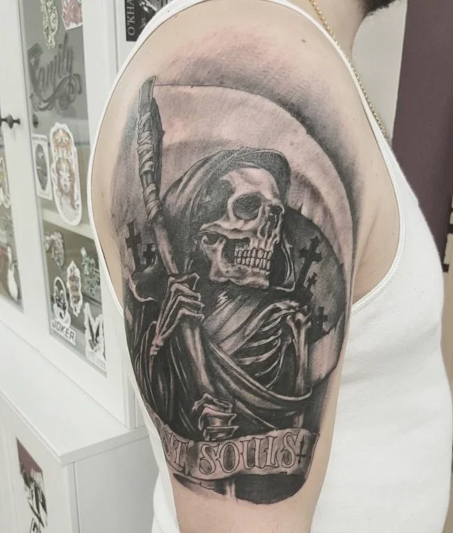 Colección de patrones de tatuajes de muerte: tatuajes para personas con personalidades fuertes
