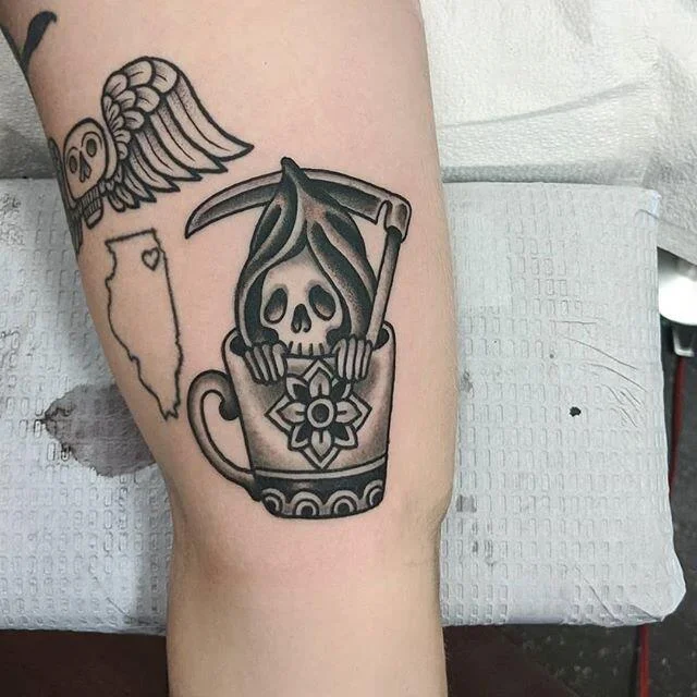 Colección de patrones de tatuajes de muerte: tatuajes para personas con personalidades fuertes