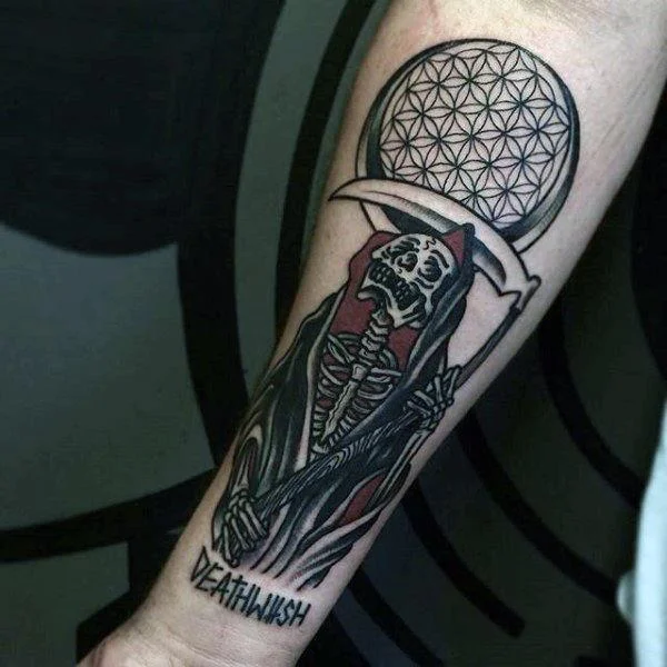 Colección de patrones de tatuajes de muerte: tatuajes para personas con personalidades fuertes