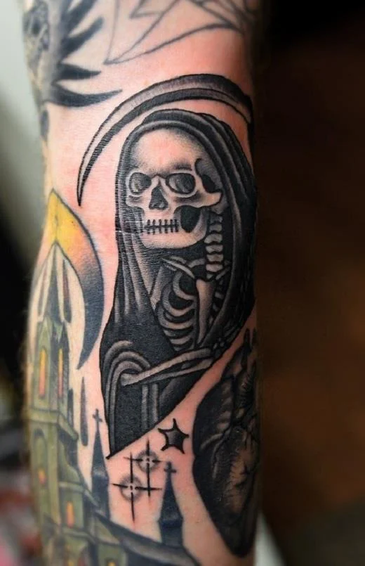 Colección de patrones de tatuajes de muerte: tatuajes para personas con personalidades fuertes