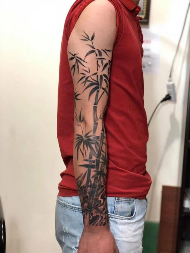 Kumpulan pola tato bambu terindah