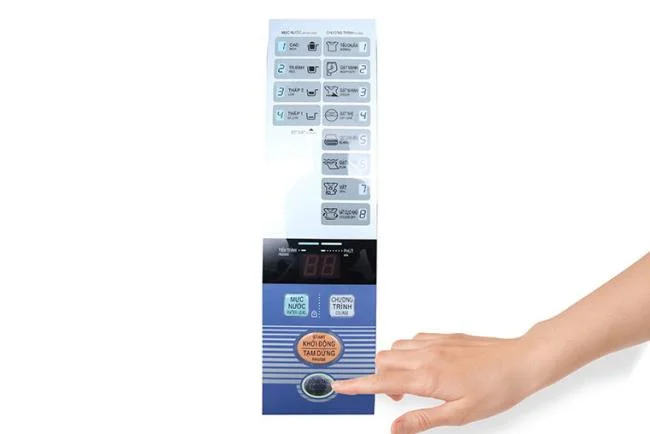 نحوه استفاده از صفحه کنترل ماشین لباسشویی Sanyo ASW-S90ZT / S85ZT / S70V1T / S80KT / S85VT