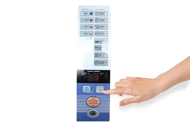 نحوه استفاده از صفحه کنترل ماشین لباسشویی Sanyo ASW-S90ZT / S85ZT / S70V1T / S80KT / S85VT