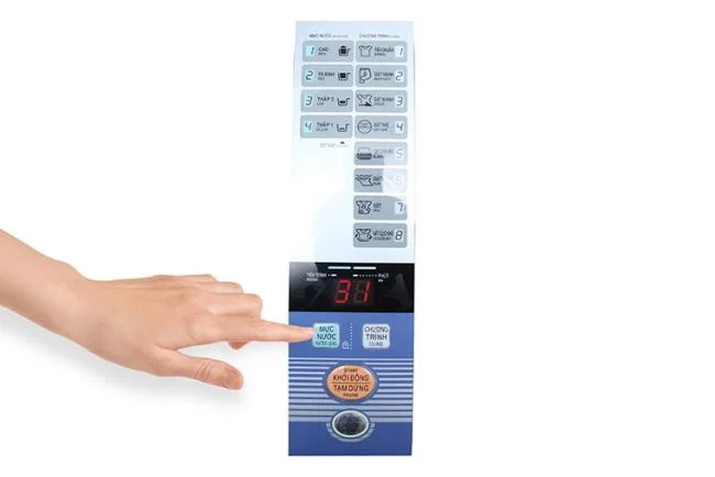 نحوه استفاده از صفحه کنترل ماشین لباسشویی Sanyo ASW-S90ZT / S85ZT / S70V1T / S80KT / S85VT