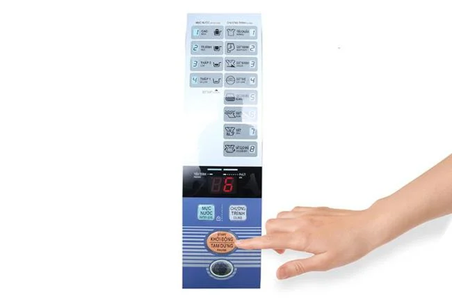 نحوه استفاده از صفحه کنترل ماشین لباسشویی Sanyo ASW-S90ZT / S85ZT / S70V1T / S80KT / S85VT