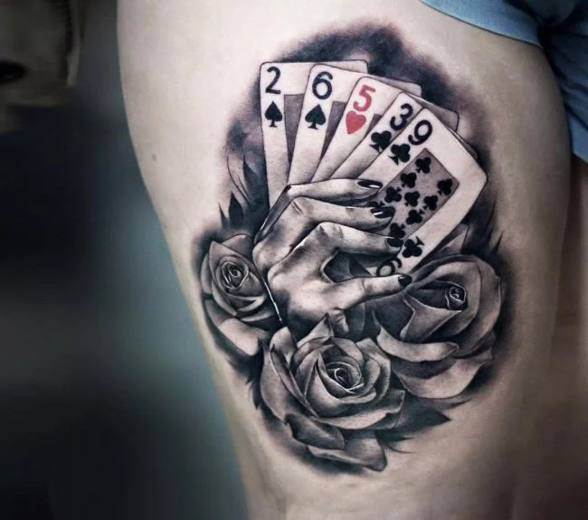 Colección de los mejores diseños de tatuajes: ¿qué dice la baraja de 52 cartas?