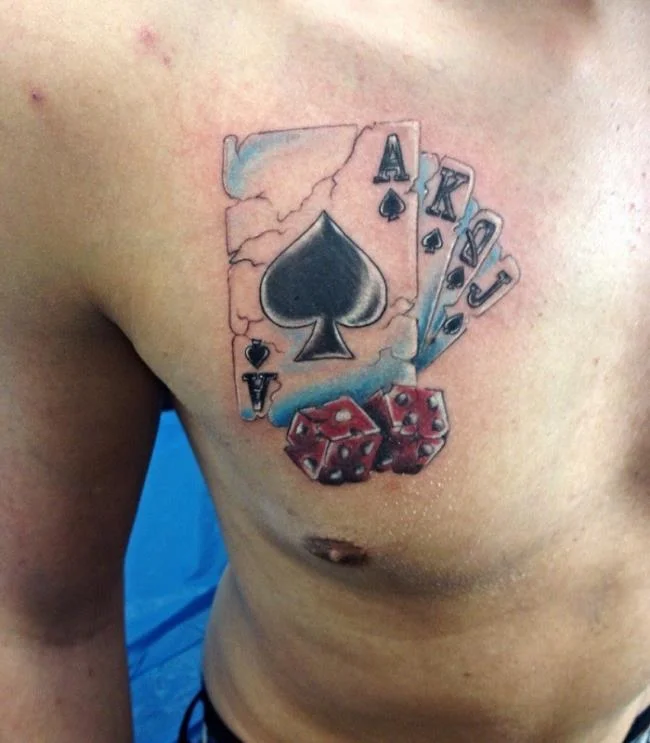 Colección de los mejores diseños de tatuajes: ¿qué dice la baraja de 52 cartas?