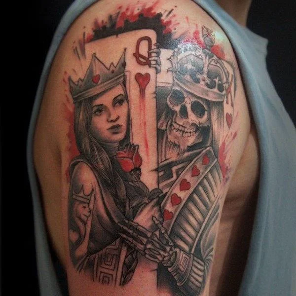 Colección de los mejores diseños de tatuajes: ¿qué dice la baraja de 52 cartas?