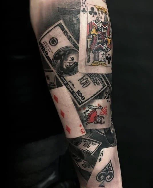 Colección de los mejores diseños de tatuajes: ¿qué dice la baraja de 52 cartas?