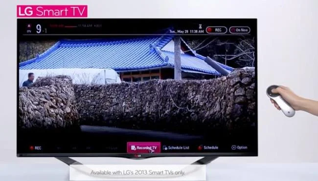 LG 스마트 TV의 타임머신 기능