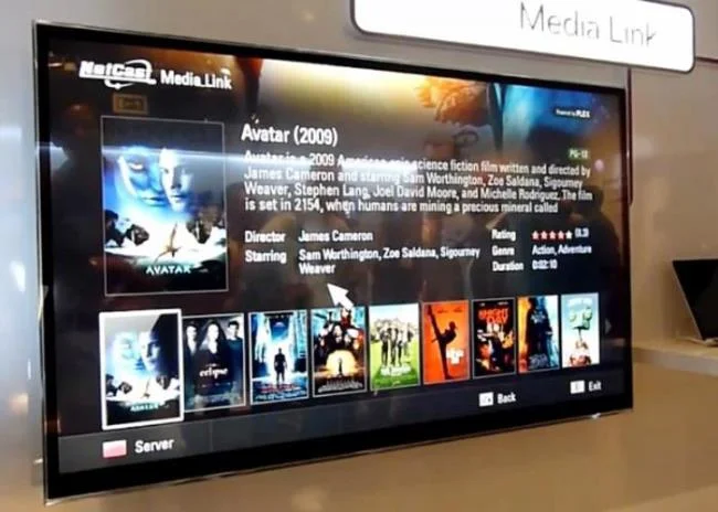 Antarmuka NetCast di LG TV