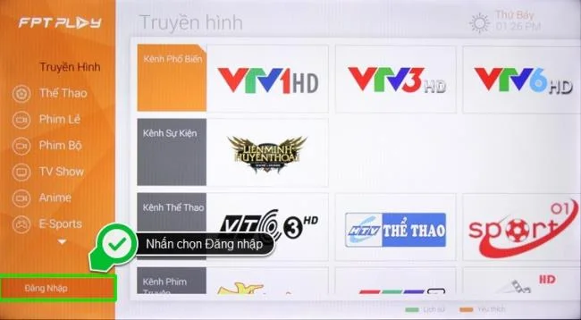 Smart TV LGWebOSオペレーティングシステムでFPTPlayアプリケーションを使用する方法