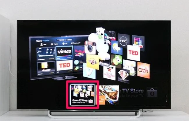 نحوه استفاده از فروشگاه برنامه Sony Opera TV
