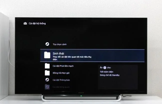 Come avviare la modalità di risparmio energetico su una TV Sony