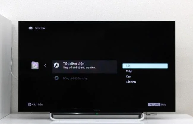 Come avviare la modalità di risparmio energetico su una TV Sony