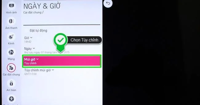 Come impostare l'ora sul sistema operativo Smart TV LG WebOS