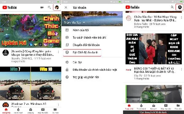 دستورالعمل های فعال کردن تماشای فیلم های ناشناس در Youtube
