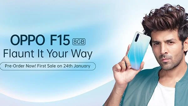 Lancering van Oppo F15 - een goedkope smartphone met een 48-megapixelcamera