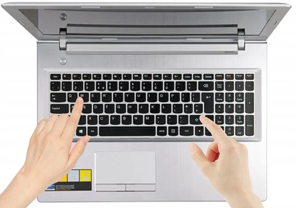 AccuType Keyboard on a laptop