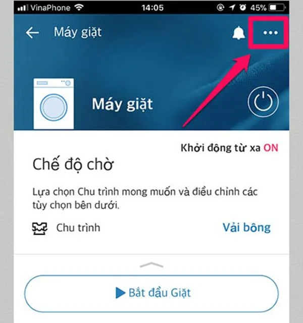 نحوه استفاده از ماشین لباسشویی ال جی از طریق تلفن هوشمند