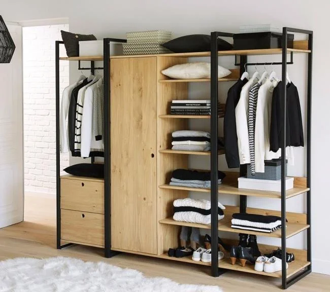 スマートなワードローブ、家族のための美しいデザインの購入方法