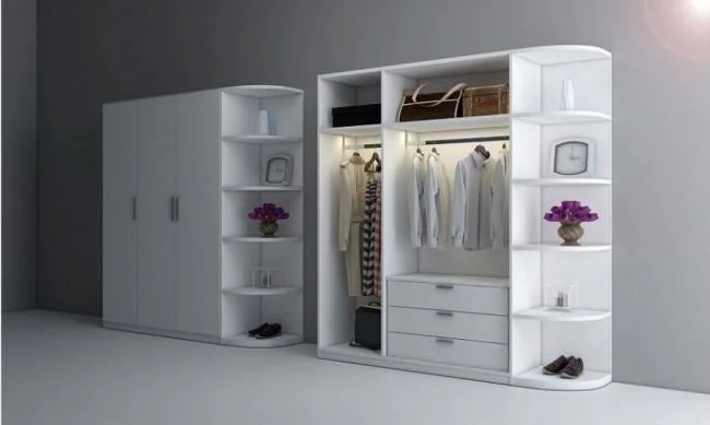 スマートなワードローブ、家族のための美しいデザインの購入方法