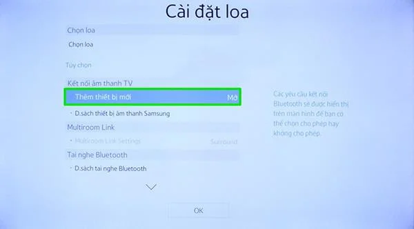 Como conectar a barra de som Samsung à Smart TV através do TV Sound Connect?