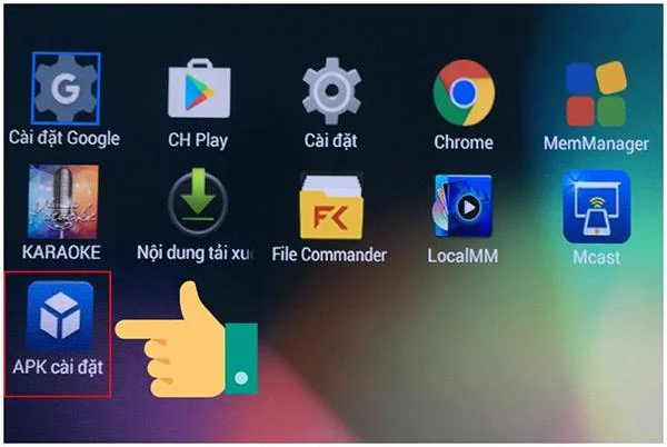 Smart TVAndroidオペレーティングシステム用のAPKファイルをインストールする方法