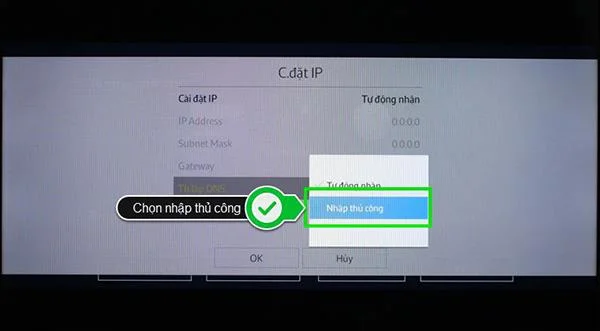 راهنمای گام به گام نصب IP و DNS برای شبکه تلویزیون های هوشمند سامسونگ