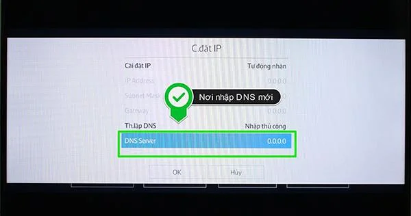 راهنمای گام به گام نصب IP و DNS برای شبکه تلویزیون های هوشمند سامسونگ