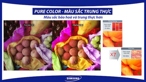 SamsungTVのPurColorイメージングテクノロジーについて学ぶ