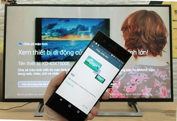 Saiba mais sobre o espelhamento de tela em TVs Sony