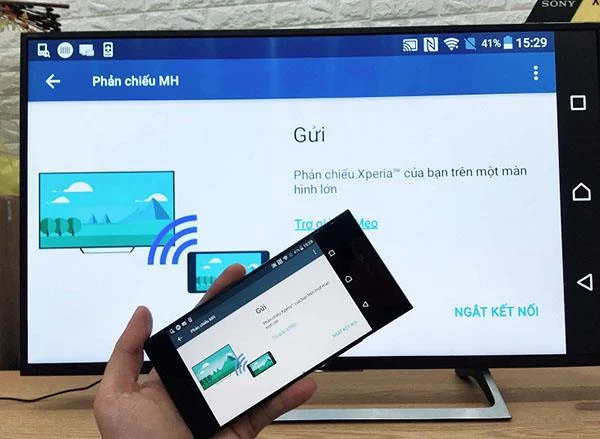 Saiba mais sobre o espelhamento de tela em TVs Sony