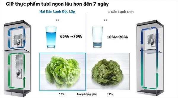 Aprenda sobre a tecnologia de resfriamento duplo na geladeira