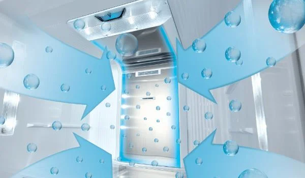 Explore o sistema de refrigeração híbrido na geladeira Sharp