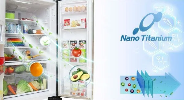 Saiba mais sobre a tecnologia antimicrobiana Nano Titanium em refrigeradores Hitachi