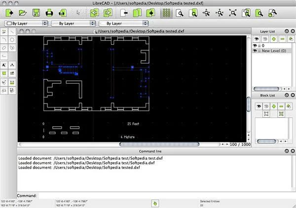 LibreCAD - قارئ ملفات DWG مجاني مفتوح المصدر