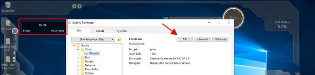 Rainmeter - Scarica software, Skin per schermi PC