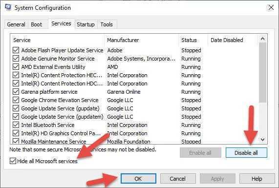 修正手順Windows7.10での動作エラーが停止しました