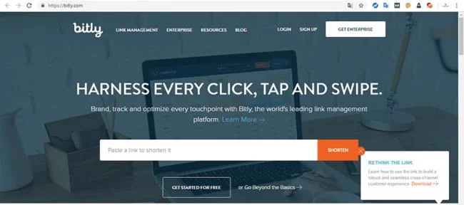 6 Il sito Web gratuito e più semplice accorcia i collegamenti 2020