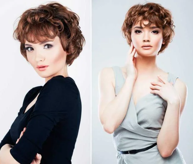 Rambut pendek kerinting: potongan terbaik untuk gaya yang mudah