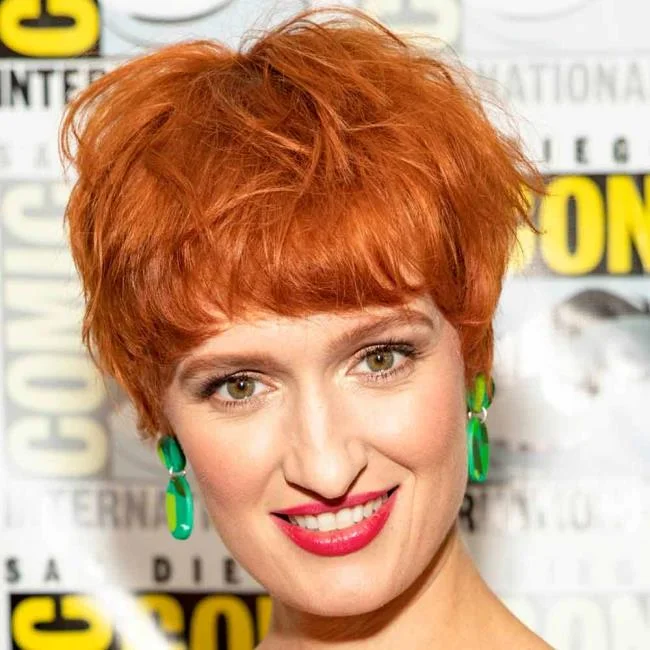 Potongan rambut yang sangat pendek: 150 gambar dan idea