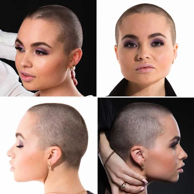 Potongan rambut yang sangat pendek: 150 gambar dan idea